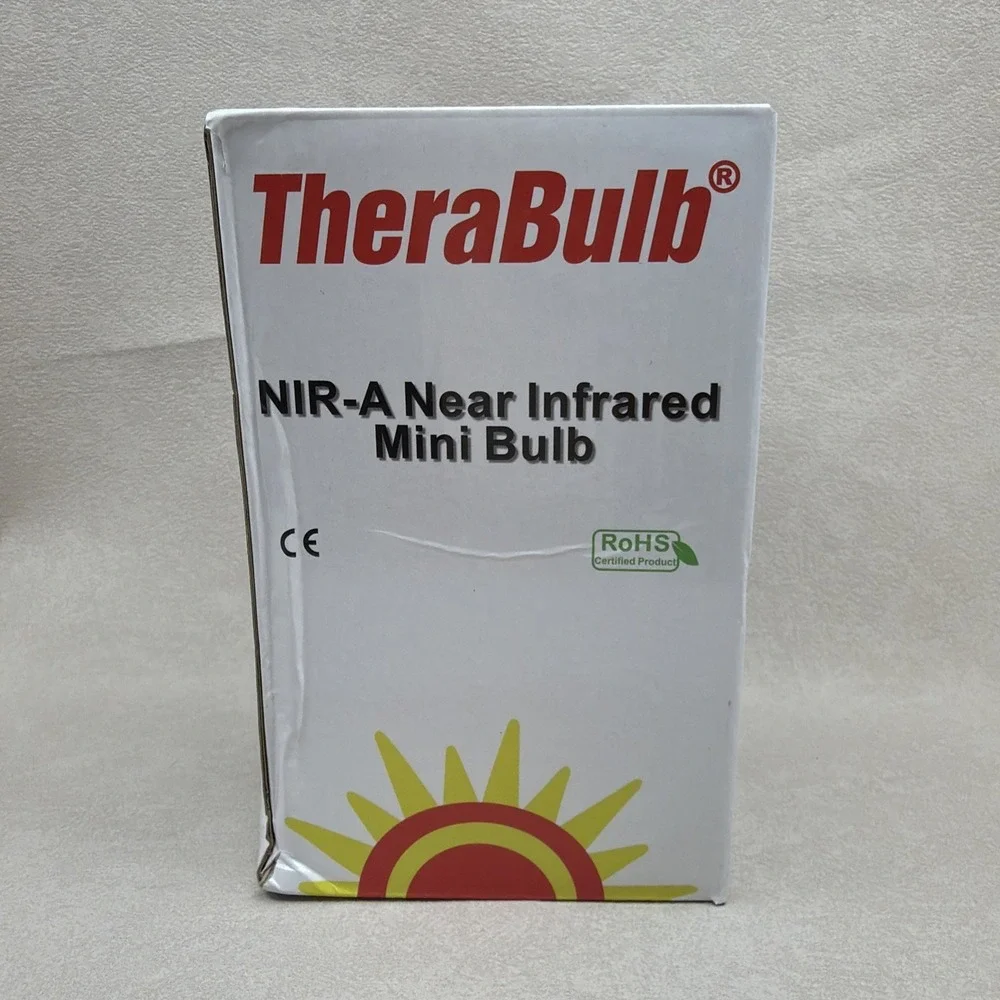 TheraBulb 150W Near Infrared Red Light Heat Bulb Zero EMF 120V NEW